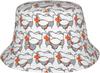 Pink Leopard Heart Print Bucket Hat Fashion Animal Pattern Sun Hat For Women Girls Summer Beach Outdoor Streetwear Protection