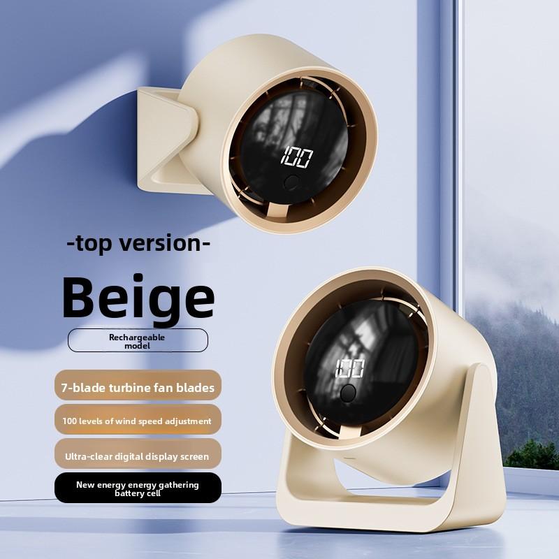 Desktop Small Fan, Household Desktop Charging Air Circulation Fan, Office, Student Dormitory Mini Electric Fan