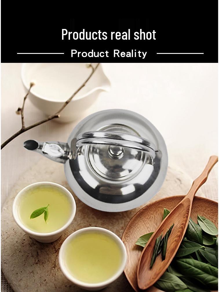 Stainless Steel Non-Magnetic Exquisite Teapot with Filter for Induction Cookers