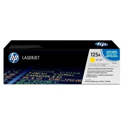 TONER HP 125A (CB542A) Żółty - Oryginalny wkład do drukarek HP Color LaserJet CP1215/CP1515/CP1518/CM1312MFP