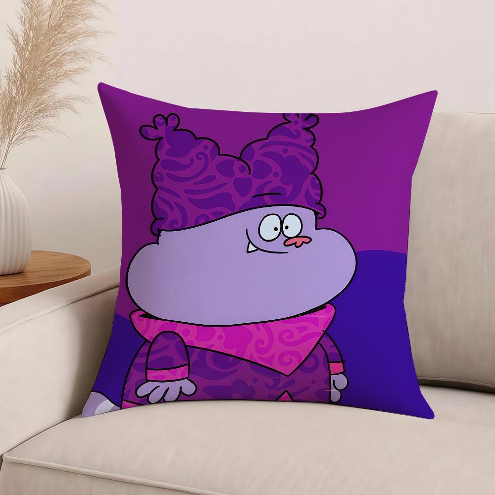 Cartoon C-Chowder Cute Pillow Case Office Cushions Suitable For Sofa Car Bedroom Decorative Cushion Cover