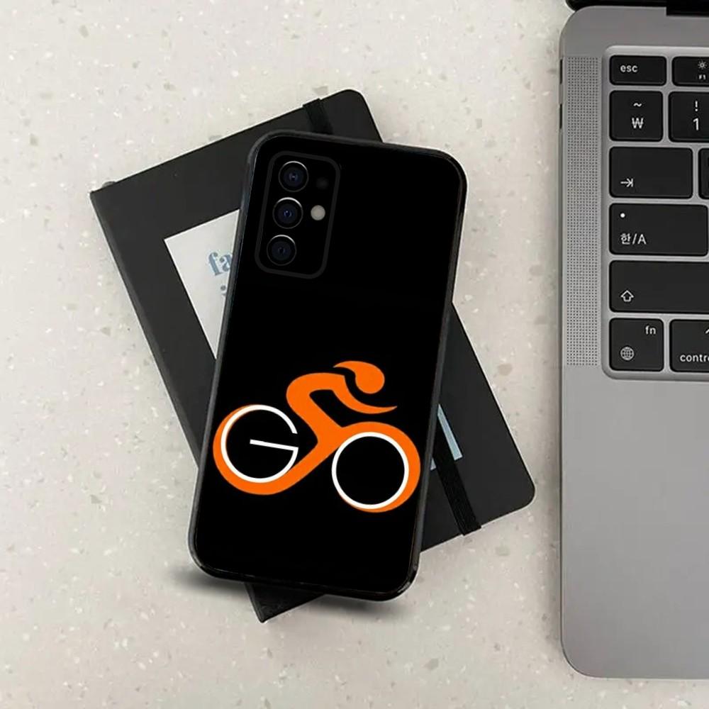 Road Bike Cyclist Cycling Phone Case For Samsung Galaxy A13,A21s,A22,A31,A32,A52,A53,A71,A80,A91 Soft Black Cover