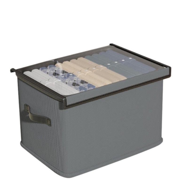 Foldable Nonwoven Fabric Storage Box Large Capacity Closets Dustproof and Moisture-proof Storage Box