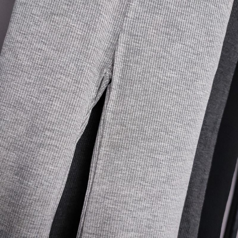 Vår Høst Ribbestrikkede Retro Baby Jente Leggings for Vidbente Barnebukser Barnas Utsvingte Bukser