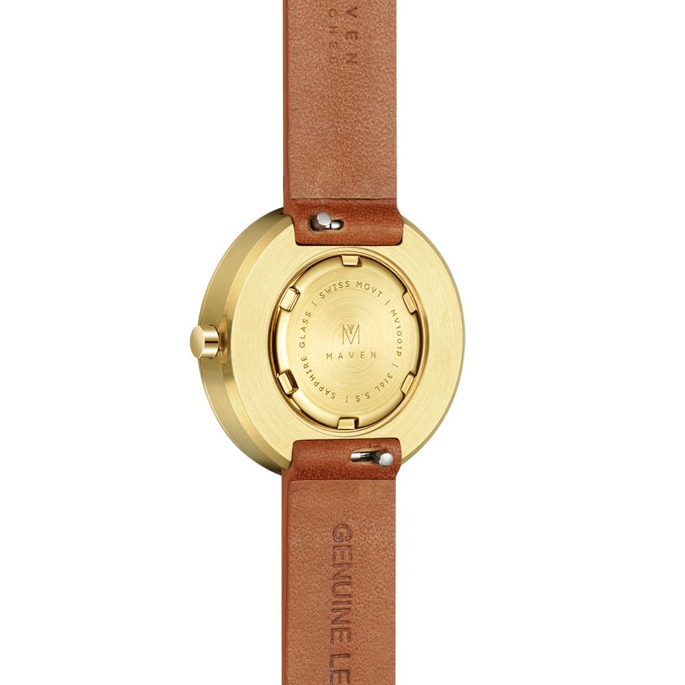 Maven Watches 28mm Artisan Series Minimalist Fashion Popular Popular Gift for Simple Luxury Watch OLIVE BROWN MN [Official Shop] Watch, Watch, Cute,