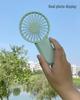 Portable Mini Handheld Fan with Hook - Rechargeable for Outdoor Use
