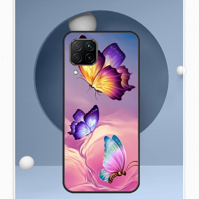 Luxury Butterfly For Huawei Nova 12s 12i 11i 8i Y91 Y60 Y70 Y72 Y90 Y61 9 10 SE P20 P40 Lite P30 P60 Pro Case
