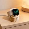 Suport de încărcare printat 3D pentru Apple Watch, Suport Dock de încărcare pentru ceas Spiral Wave pentru Dormitor, Birou, Decor Birou