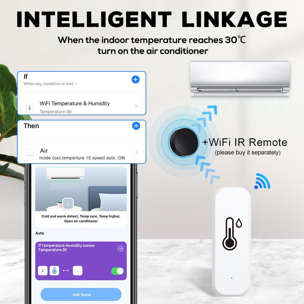 Tuya ZigBee Indoor Temperature & Humidity Sensor