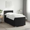 Box Spring Bed with Mattress Black 80 x 200 cm Fabric