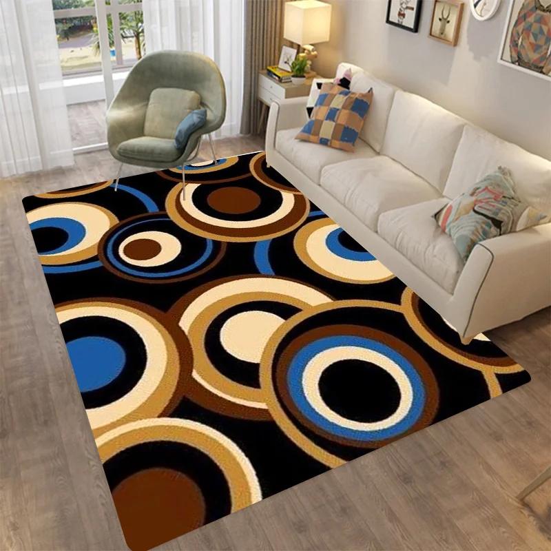 Modern Area Carpet Non-slip Floor Mat for Family Bedroom Indoor Children's Play Geometric Rugs Yoga Mats living room