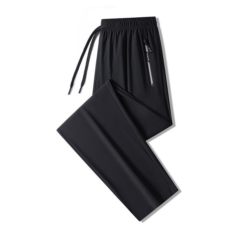 Men's Quick-Dry Ice Silk Joggers - Summer Casual Loose Fit Pants