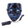 Masque LED Light up de Purge pour Halloween - Bleu