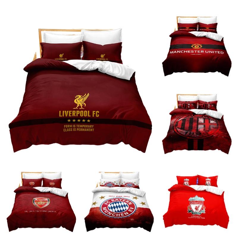 Luxury 3d Digital Print Bedding Set For Football Fans Wholesale Bedding Set For Football Enthusiasts