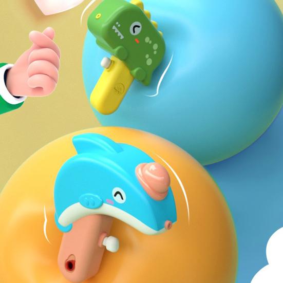 Cartoon Animal Mini Water Squirter for Kids Manual Squeeze Toy for Pool Beach Outdoor Play Fun Summer Bath Gift for Toddlers Children