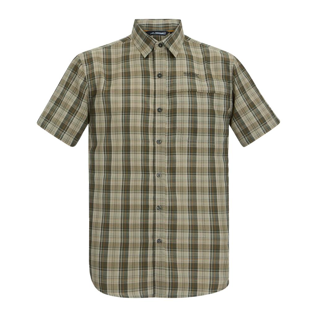 Regatta Mens Mindano Multi Check Short-Sleeved Shirt