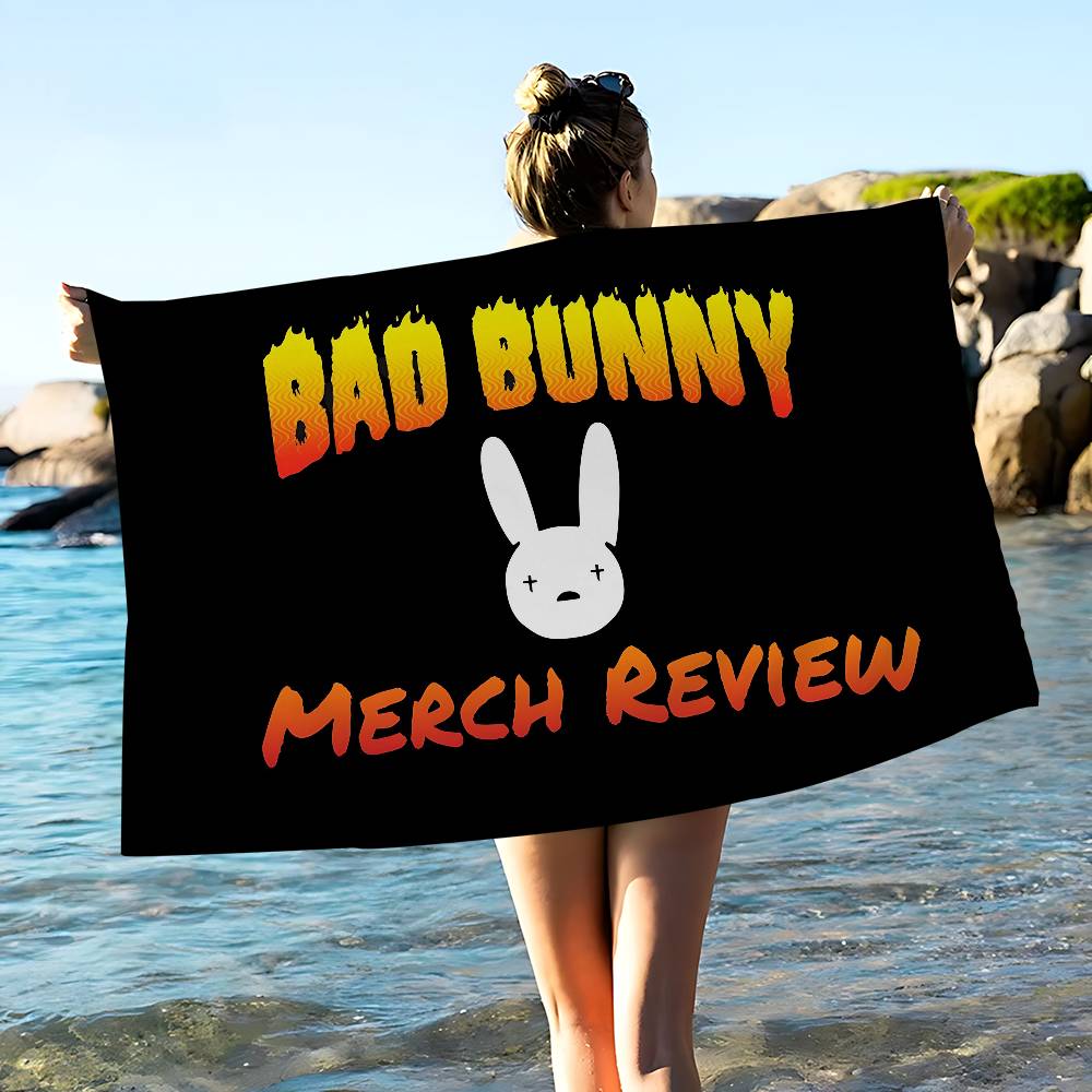 B-Bads B-Bunnys Art Anime Beach Swimming Towel Soft Absorbent Washcloth Children's Gifts for Kids Travel Camping Gym