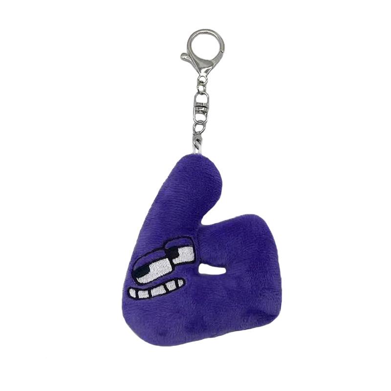 

Плюшевый брелок с буквой из Alphabet Lore - Детская развивающая игрушка-подвеска 10cm