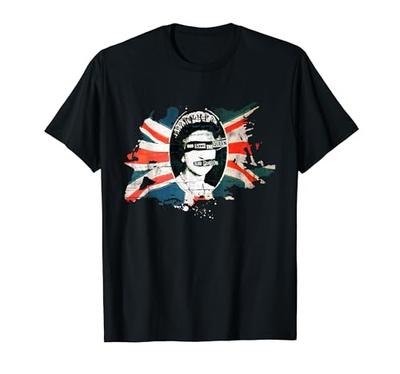 Sex Pistols Official Flag God Save The Queen T-Shirt