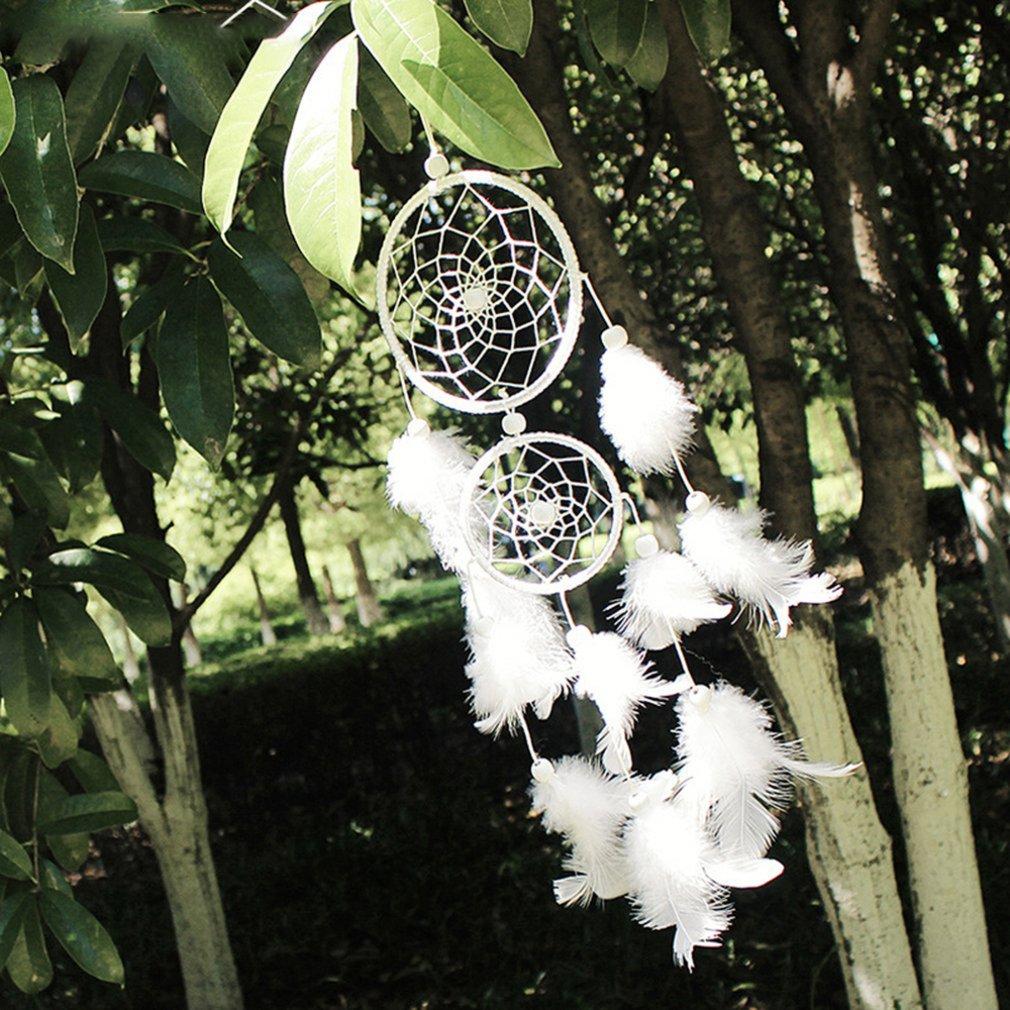 New Dream Catcher Feather Weaving Crafts Dream Catcher Aerial Charm Creative Dream Catcher Wind Chimes Home Room Decorations