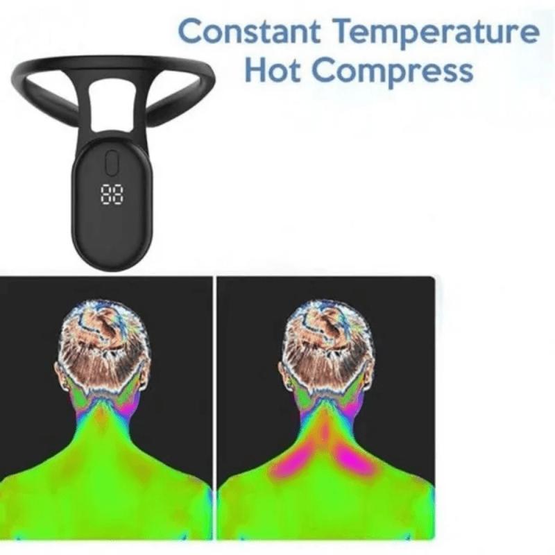 Ultraschall-lymphatisches, beruhigendes, körperformendes Nackenmassagegerät, Nackenentspannung, Dekompression, intelligenter Sitzhaltungskorrektor