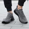 New fly-woven mesh breathable and lightweight running shoes transparent large size casual sports shoes