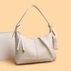 Women's Textured Hobo Bag Stylish Shoulder Bag with Detachable Small Pouch for Daily Use