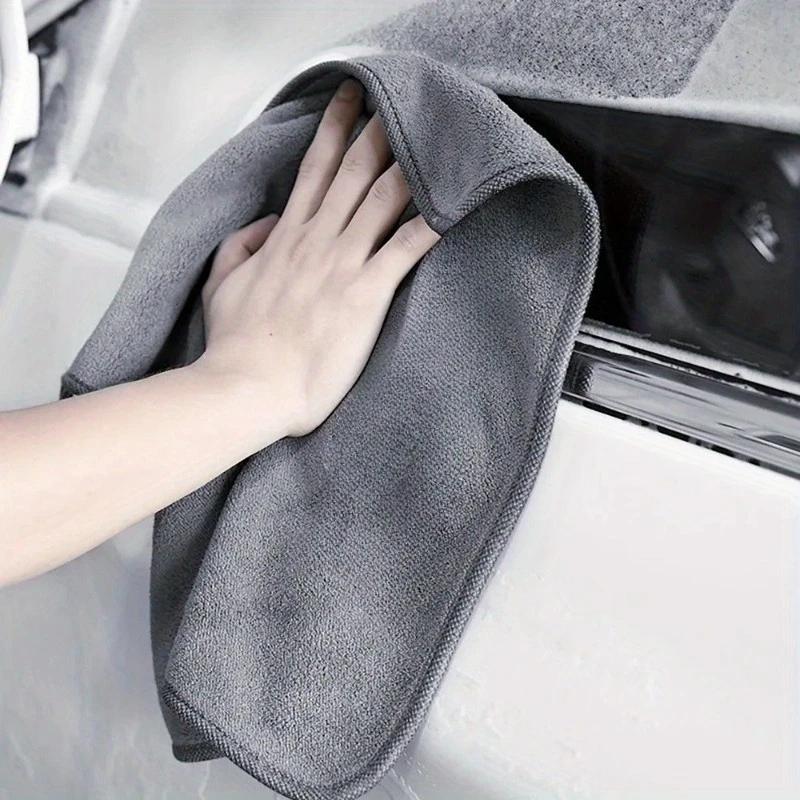 1PC High-end Microfiber Car Washing Towel Auto Cleaning Drying Cloth Hemming Car Care Detailing Cloth Water Absorption Car Rag