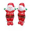 2pcs New Extra Large Standing Santa Claus Foil Balloon Christmas Holiday Party Decoration New Year Birthday Supplies Easter Gift