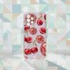Luxury Wine R-Red Cherry   Phone Case For Samsung S25,S24,S21,S22,S23,S30,Ultra,S20,Plus,Fe Transparent Cover