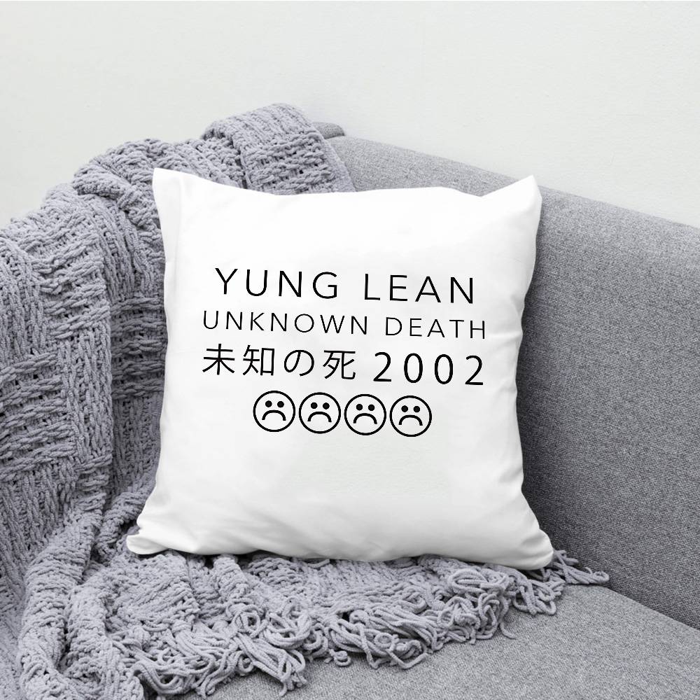 Yung Lean Jonatan Pillow Case Print Polyester Fiber 40X40 cm Home Sofa Throw Cushion Cover Decoration