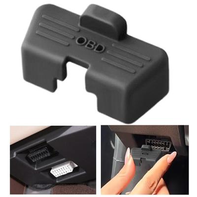 1 pièce Couvercle de port OBD en silicone Protecteur Cache-poussière pour diagnostic de voiture Étanche Antichoc Antirouille Universel Accessoire pour véhicule automobile
