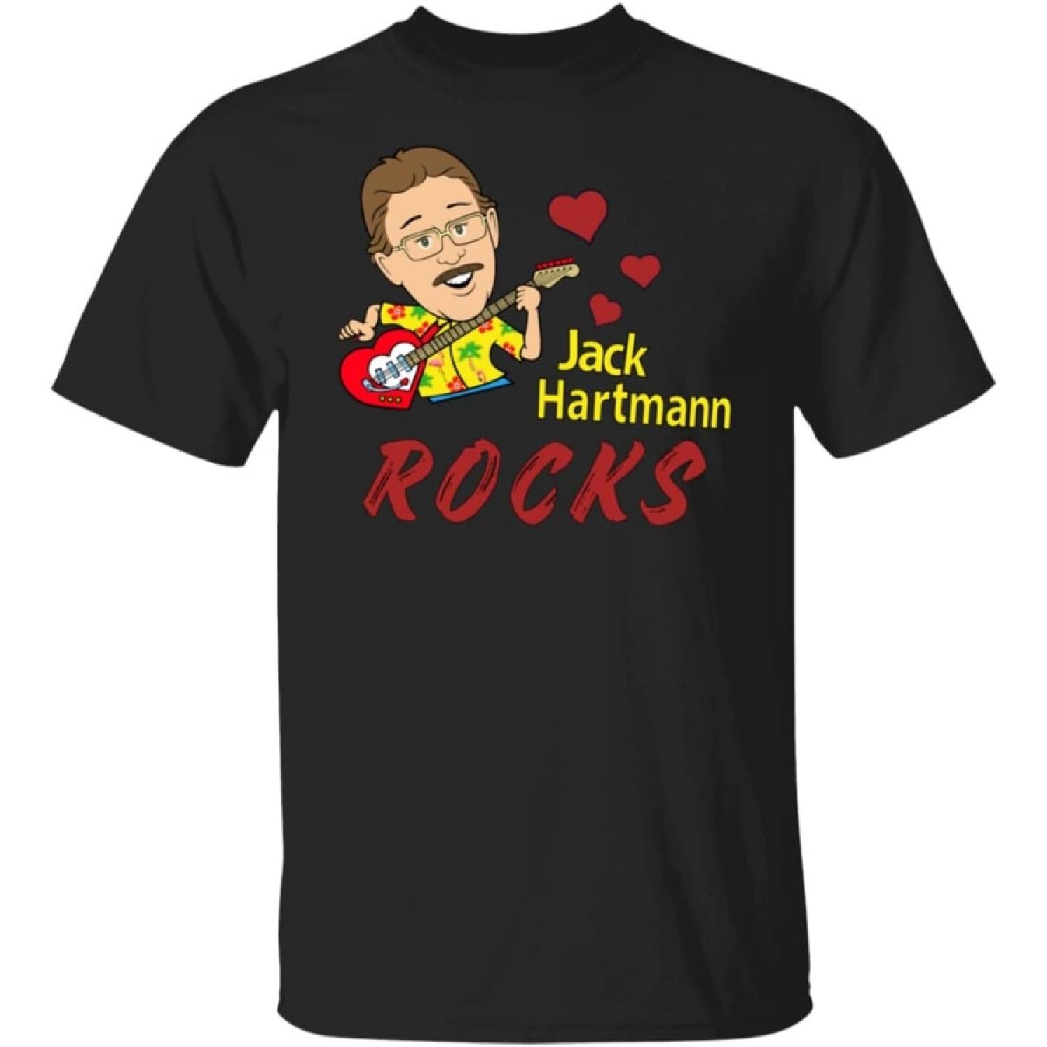 Tee4you Jack Men Hartmann Rocks T-Shirt Black S