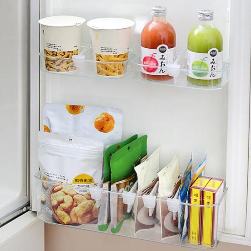 1Pcs/Set Popular Refrigerator Separators Compact Space-saving Plastic Classified Snap-on Refrigerator Dividers Restaurant Supplies