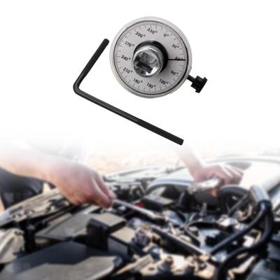 Drehmomentwinkelmesser 1/2 Zoll Antrieb Schraubenschlüssel Messwerkzeug 360° Einstellbar für Vater