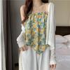 Women's Loose Floral Halter Neck Camisole - Summer 2025 Trend