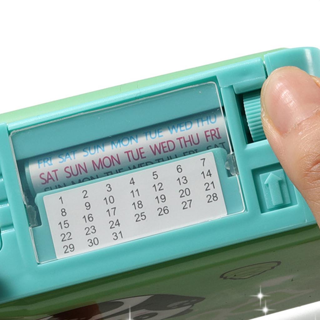 Panda Passwortschloss Federmäppchen für Kinder Doppellagige Sicherheits-Schreibwarenbox mit Zahlenschloss Kreatives Schulmaterial