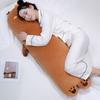 Cuddly Capybara Plush Toy Sets Stuffed Capybara Dolls Long Sleep Squishy Pillow Sofa Cushion Xmas Holiday Birthday Surprise Gift Option for Girl