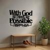 Vintage Metal Wall Art Modern Living Room Decor Indoor Sculpture Replica Home Decoration