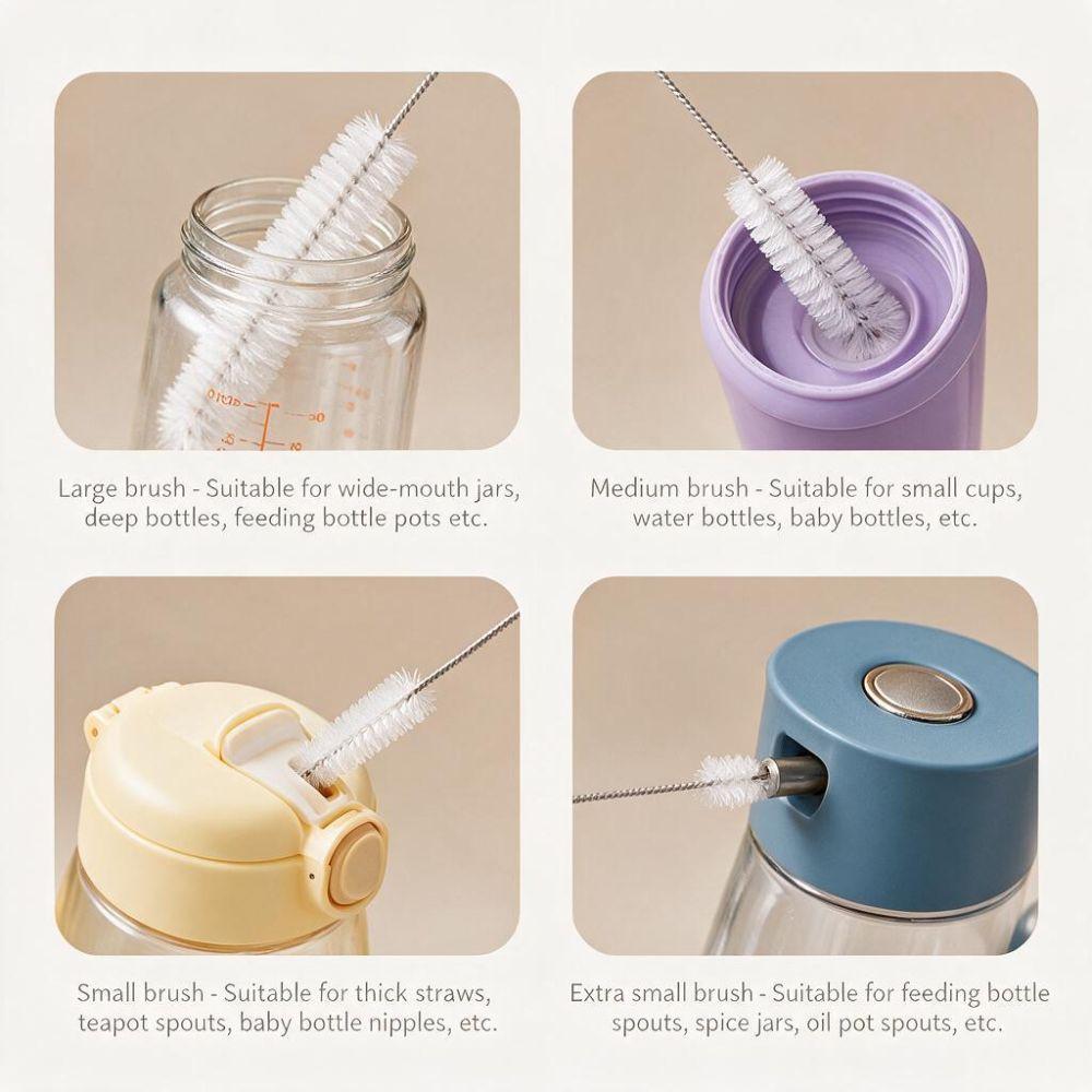 Bendable Handle Multipurpose Cleaning Brush Long Deep Design Flexible Bottle Brush Teapot Cleaning