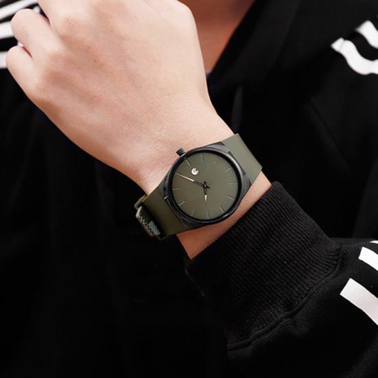 Zegarek kwarcowy Wodoodporny Wysoka Przejrzystość Ultracienki Męski Damski Elegancki Zegarek Kwarcowy na Prezent