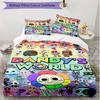 3pcs Duvet Cover Set (1*Duvet Cover + 2*Pillowcase, Without Core), Dandy's World Print Soft All‑Season Bedding Set, Home Bedroom Decor Gift