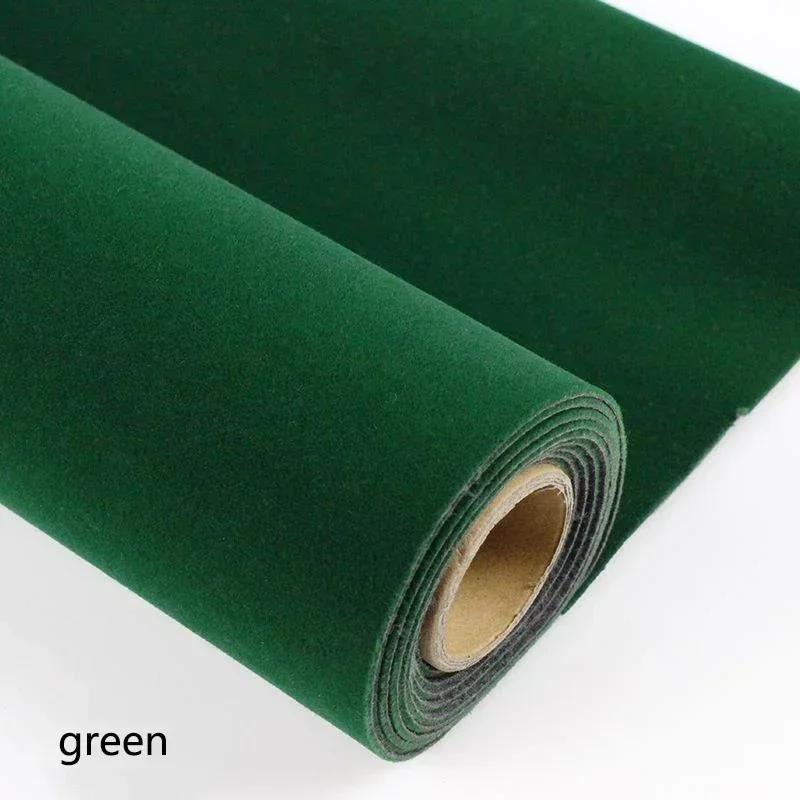 45/90*145cm 1.2mm Thick Self-adhesive Velvet Fabric Automotive Interior Furniture Decoration Scratch Resistant Plush Fabrics