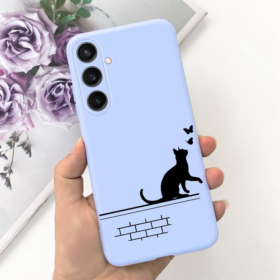For Samsung A15 Case A05 A05S A25 4G Cover Cute Love Heart Butterfly Silicone Soft Fundas For Samsung Galaxy A15 SM-A155F Bumper