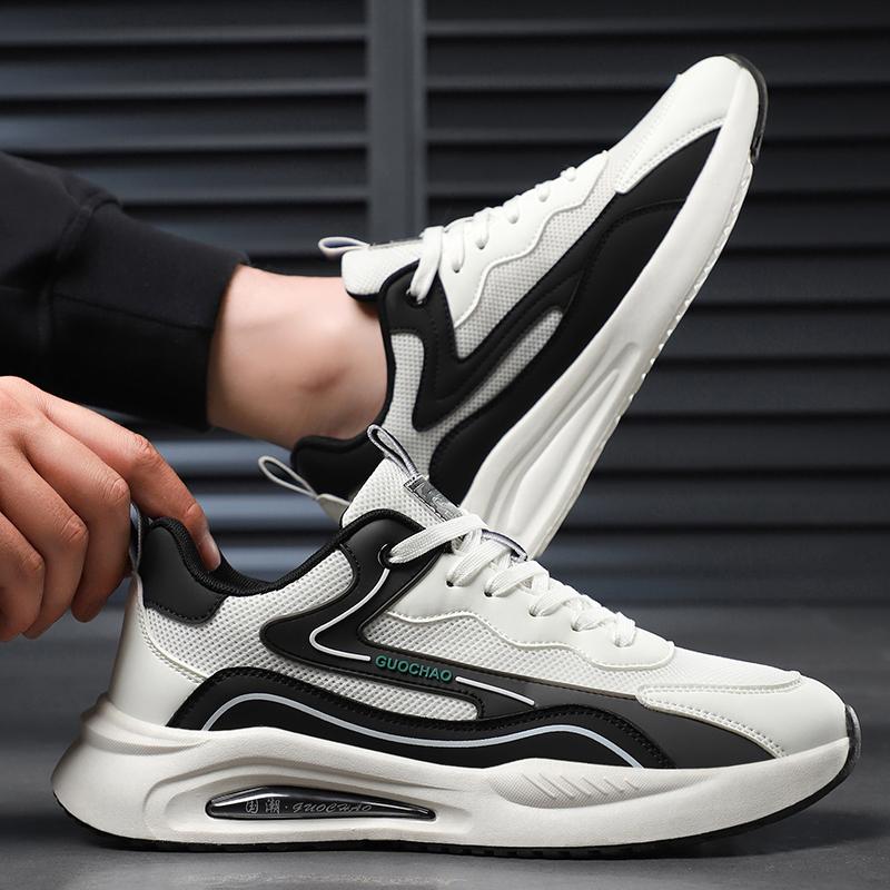 Men Breathable Mesh Running Shoes Fashion Casual Sneakers Lightweight Walking Sports Shoes Sizes 38-47 for Outdoor Travel