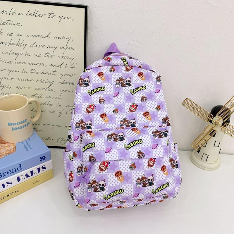 Kindergarten Primary School Students Schoolbag Cartoon Animation Cute Printed Boys And Girls Backpack Children'S Backpack