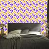 Lavender and Gold Flowers Wallpaper for Living Room and Bedroom 50x1000