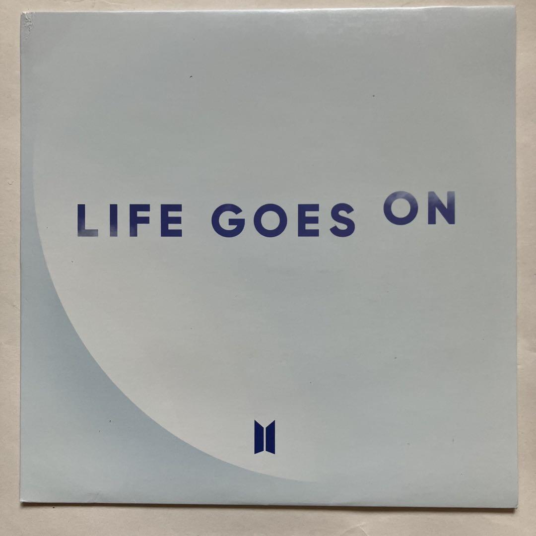 

[USED] BTS LIFE GOES ON 7-inch record official merchandise