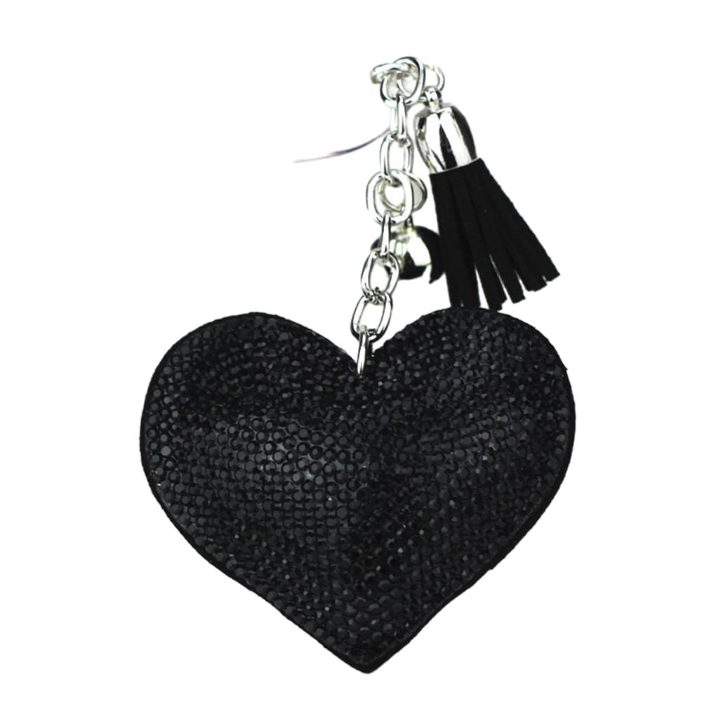 

Portable Love Heart Keychains Easy To And Multi-functional Heart Shaped Keychain Key Chain чёрный