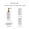 OLOEY Portable Ceramic Bathroom Accessory Set
